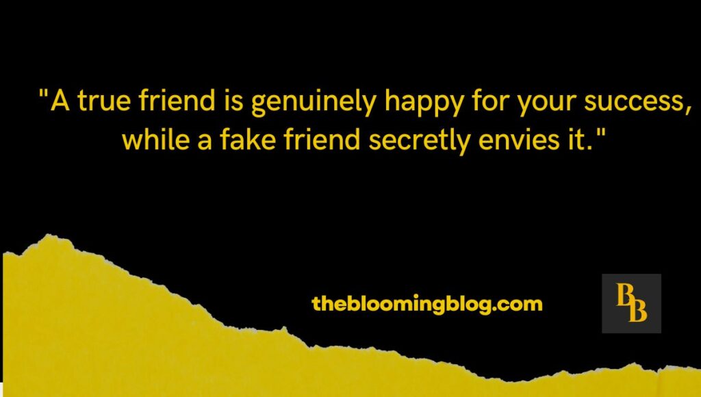 Signs of fake friends