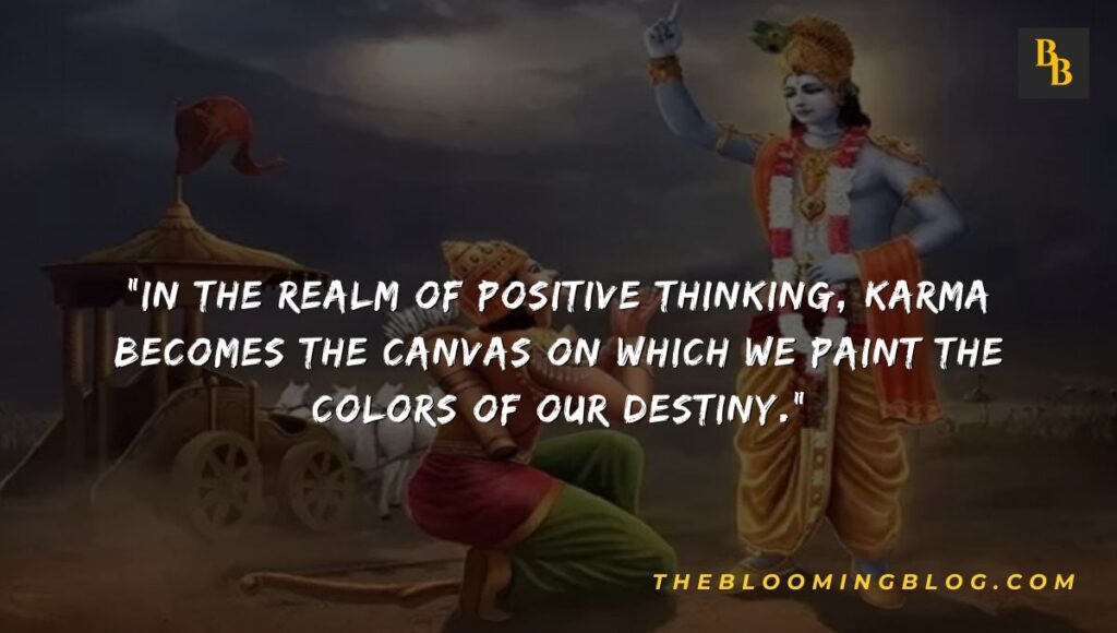 Positive Thinking Karma Bhagavad Gita Quotes