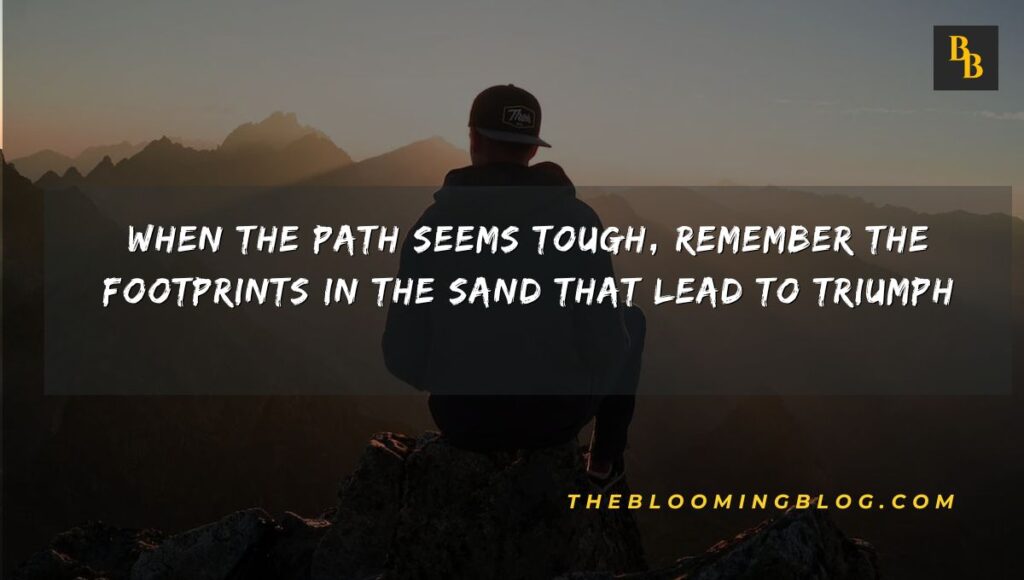 Motivation Footprints in the Sand Quotes: